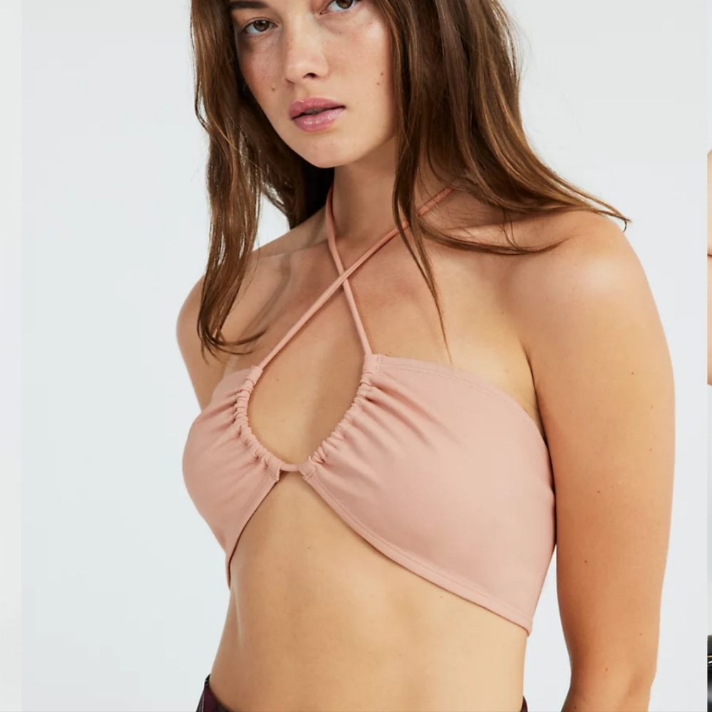 NWOT aritzia sunday best cora tank rose cloud pink M